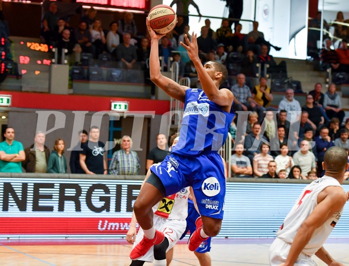 Basketball ABL 2017/18 Grunddurchgang 30. Runde Flyers Wels vs Oberwart Gunners