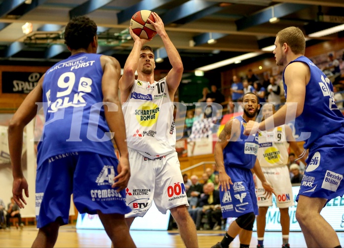 29.10.2017 Basketball ABL 2017/18 Grunddurchgang 6. Runde Gmunden Swans vs Oberwart Gunners