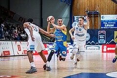 Basketball, Admiral Basketball Superliga 2019/20, Grunddurchgang 6.Runde, Oberwart Gunners, St. Pölten, Philip Jalalpoor (5)