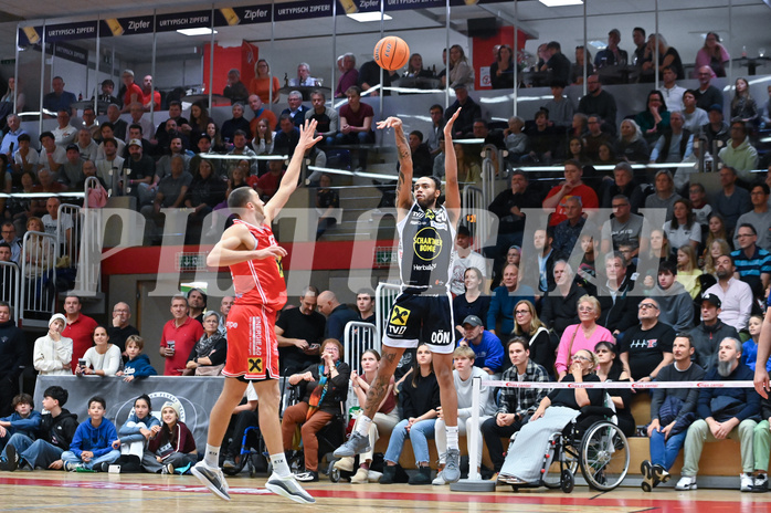 Basketball, Superliga 2024/25, Grunddurchgang 7.Runde, Flyers Wels vs. Gmunden,
