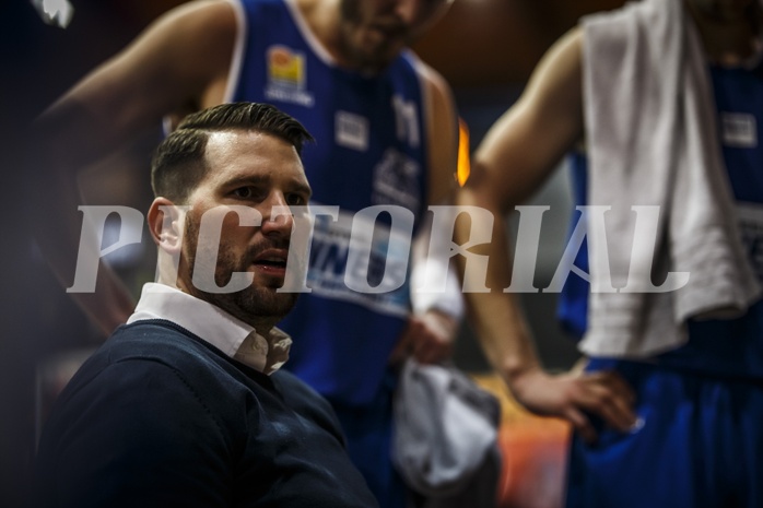 Basketball, ABL 2018/19, Grunddurchgang 30.Runde, BC Vienna, Oberwart Gunners, Horst Leitner (Coach)