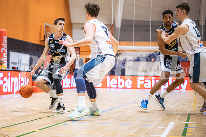 Basketball, Basketball Austria Cup 2022/23, Viertelfinale, Vienna Timberwolves, Gmunden Swans, Benedikt Güttl (7)