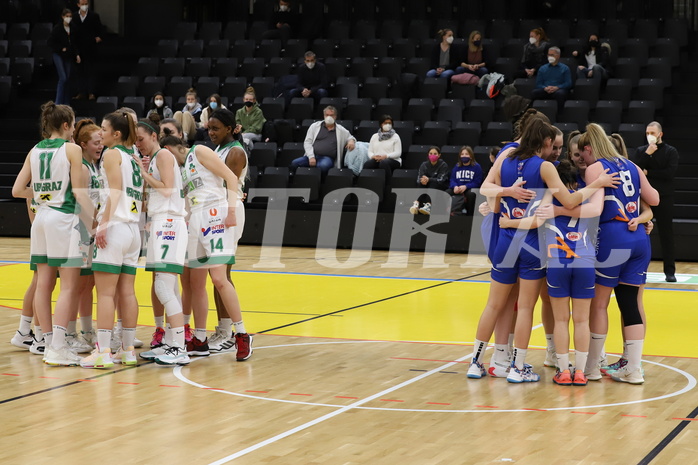 17.02.2022, Basketball Damen Superliga 2021/22, Grunddurchgang 11.Runde,  
UBI Graz vs. DBB LZ OÖ