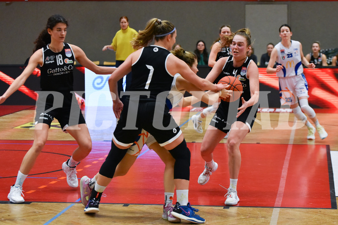 Win2Day Basketball, Damen Superliga 2022/23, Grunddurchgang 12. Runde, DBB LZ OÖ vs Basket Flames,