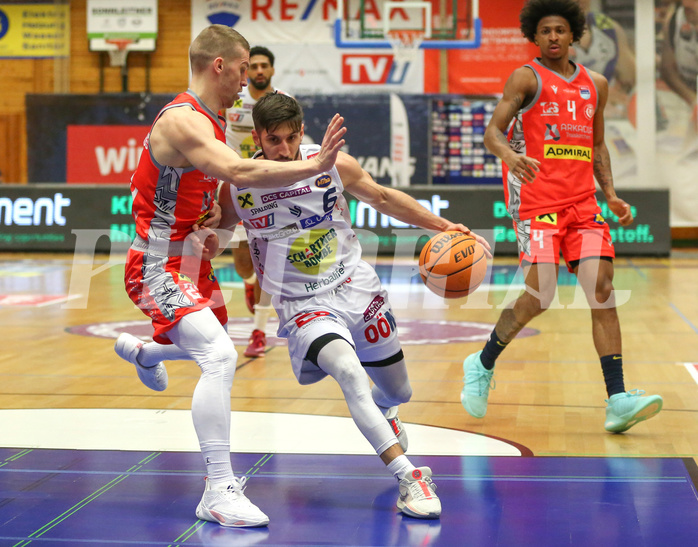 Basketball Superliga 2023/24, 7.Plazierungsrunde Gmunden Swans vs. Traisirchen Lions


