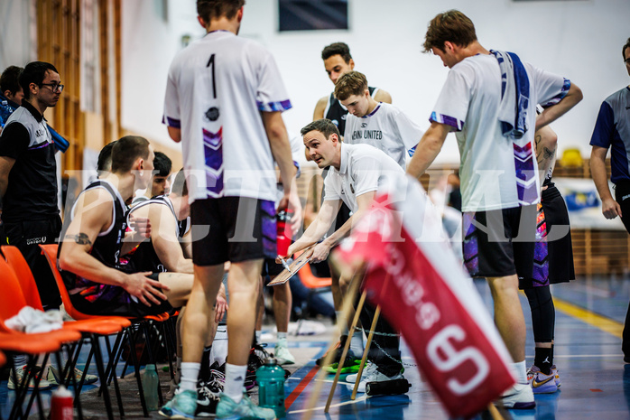 Basketball, Basketball Zweite Liga 2023/24, Grunddurchgang 14.Runde, Deutsch Wagram Alligators, Vienna United, Benedikt Danek (Head Coach)