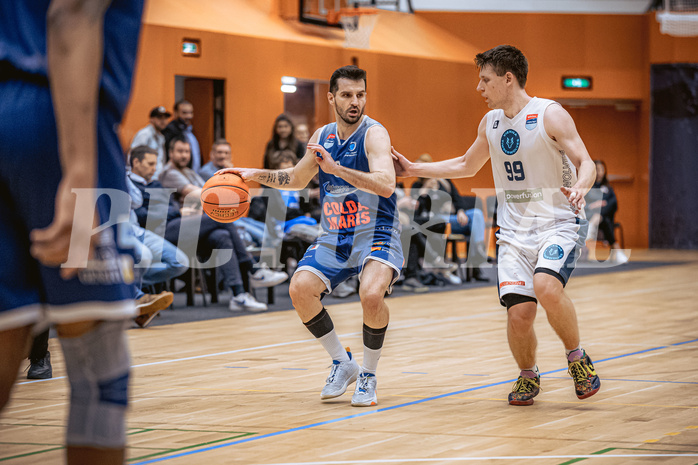 Basketball, Win2Day Superliga 2022/23, 7. Qualifikationsrunde, Vienna Timberwolves, BBC Nord Dragonz, Petar Cosic (3)
