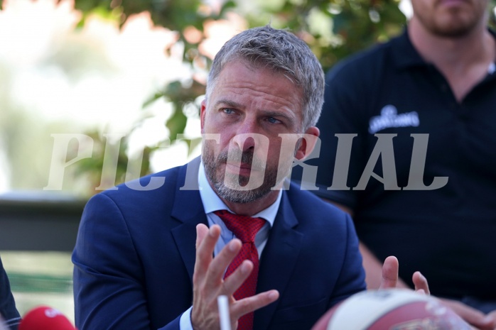 Basketball ÖBV 2019, Pressekonferenz  vs. 


