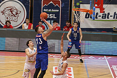 Basketball Superliaga 2021/22, Grunddurchgang 16.Runde Traiskirchen Lions vs. D.C. Timberwolves