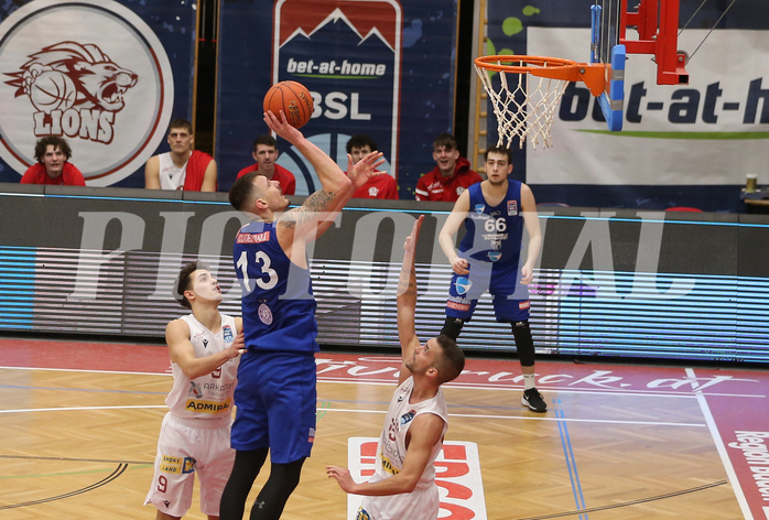 Basketball Superliaga 2021/22, Grunddurchgang 16.Runde Traiskirchen Lions vs. D.C. Timberwolves