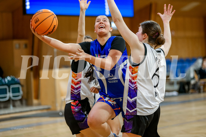 05.04.2025 Österreichischer Basketballverband 2024/25, SLWU16 Vienna United vs. DBB  Basketgirls Wels