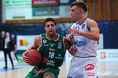 Basketball Superliga 2021/22, 2. Platzierungsrunde, Oberwart vs. Kapfenberg 


