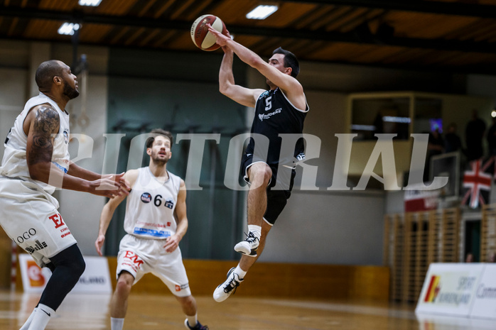 Basketball, Basketball Zweite Liga, Grunddurchgang 10.Runde, Mattersburg Rocks, Raiders Tirol, Nemanja Markovic (5)