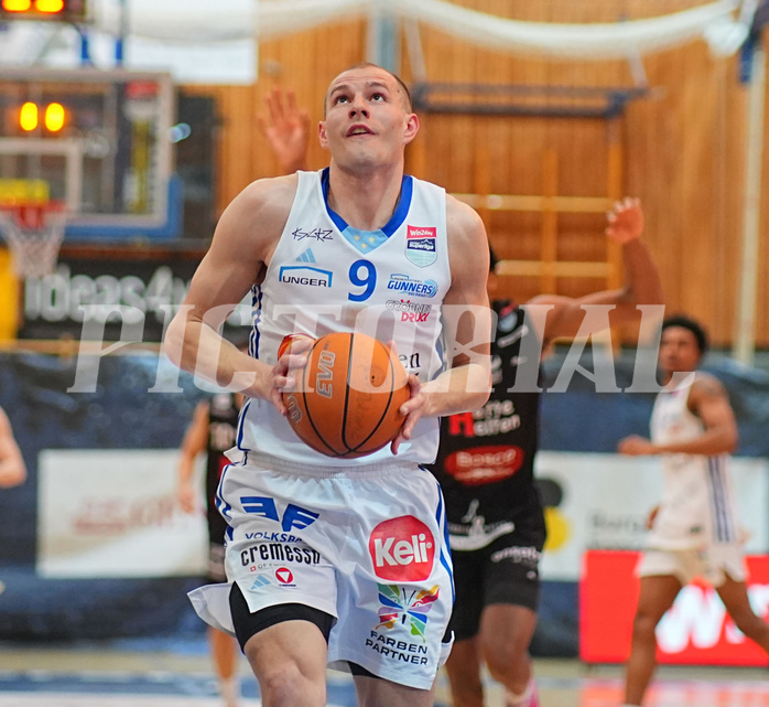 Basketball Superliga 2024/25, Playoffs, Viertelfinale Spiel 1 Oberwart Gunners vs. Kapfenberg Bulls