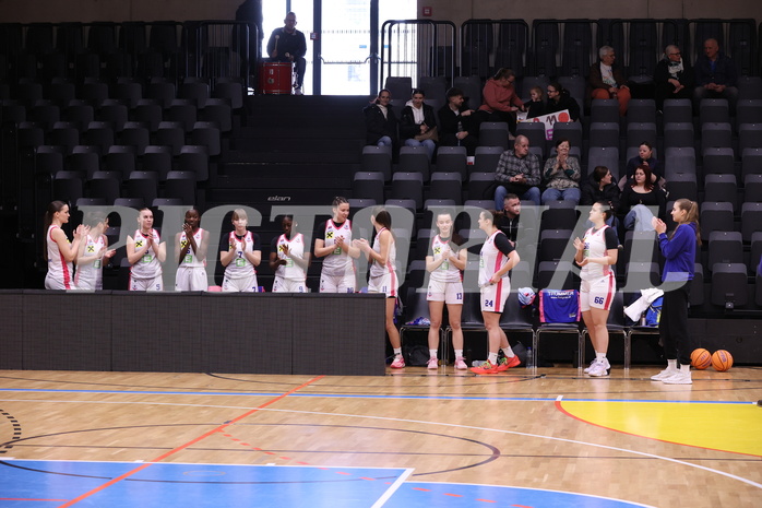 02.03.2025, Graz, Raiffeisen Sportpark, Basketball Damen Superliga 2024/25, Grunddurchgang, 14.Runde, UBSC-DBBC Graz - Vienna United,  