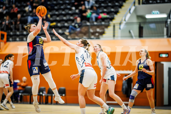 Basketball, Win2Day Basketball Damen Superliga 2023/24, Grunddurchgang 14.Runde, Vienna Timberwolves, SKN St. Pölten, Nina Krisper (11)