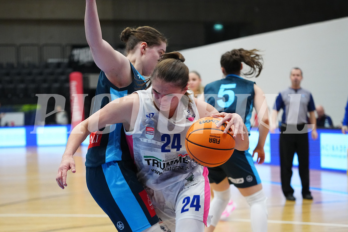 Basketball Damen Superliga 2023/24, Grunddurchgang, 14. Runde, UBSC Graz vs. Timberwolves


