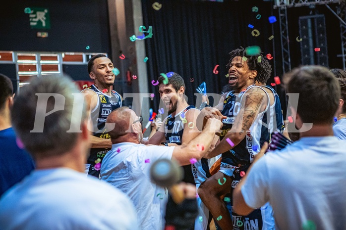 Basketball, Win2Day Superliga 2022/23, Playoff, Finale Spiel 4, BC Vienna, Gmunden Swans, 