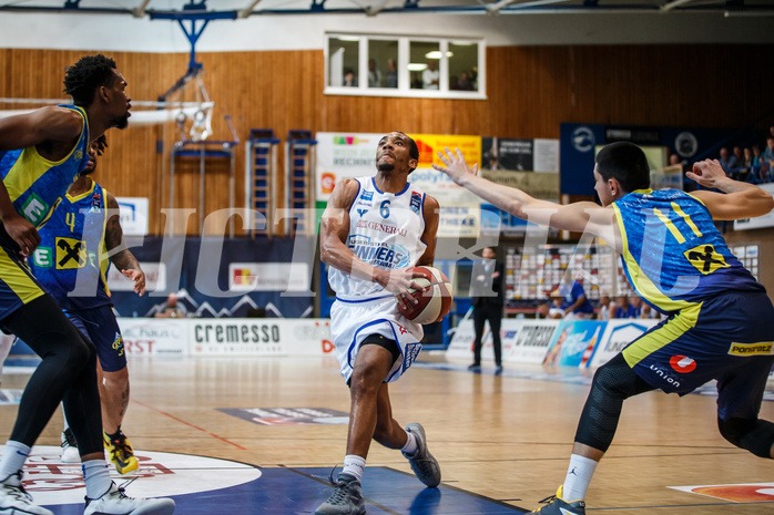 Basketball, Admiral Basketball Superliga 2019/20, Grunddurchgang 18.Runde, UNGER STEEL Gunners Oberwart, UBSC Graz, Lawrence Alexander (6)