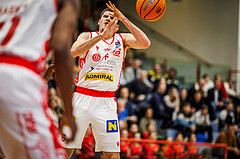 Basketball, win2day Basketball Superliga 2024/25, Grunddurchgang 18.Runde, Traiskirchen Lions, UBSC Graz, Aleksej Kostic (6)