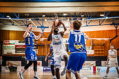 Basketball, bet-at-home Basketball Superliga 2020/21, Halbfinale Spiel 2, Oberwart Gunners, Gmunden Swans, Quincy Diggs (13)