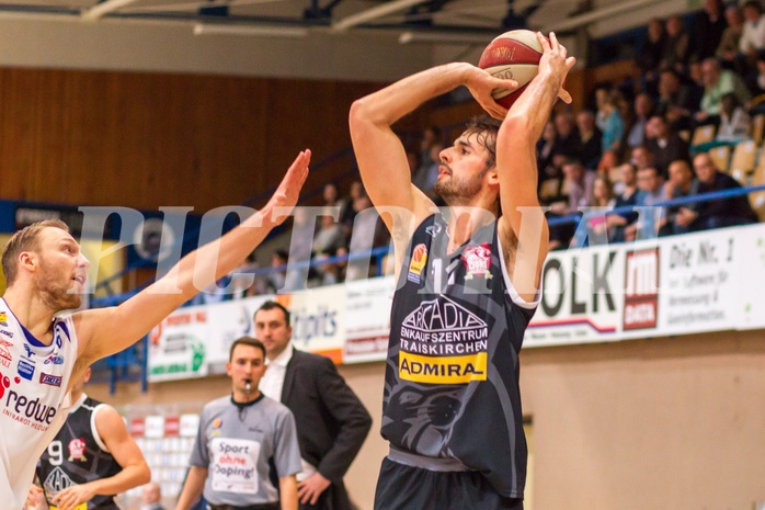 Basketball ABL 2015/16 Grunddurchgang 13.Runde Oberwart Gunners vs. Traiskirchen Lions