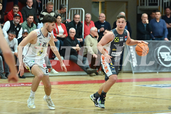 Basketball, Superliga 2024/25, Grunddurchgang 19.Runde, Flyers Wels vs. Klosterneuburg,