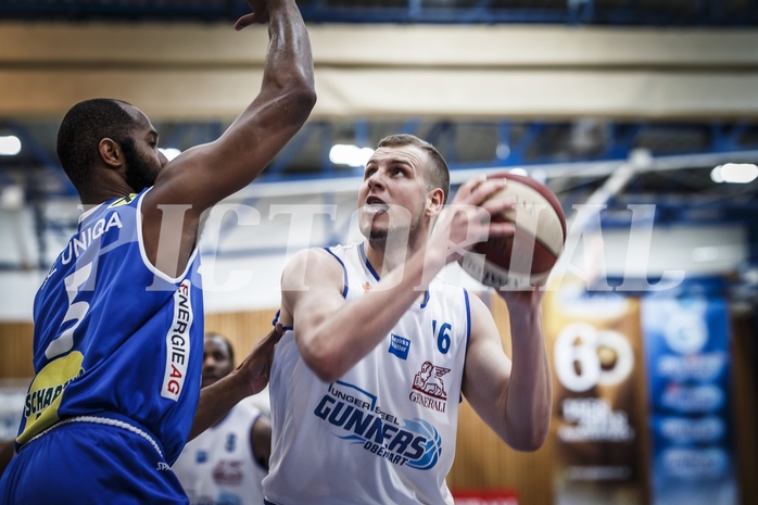 Basketball, ABL 2018/19, Playoff HF Spiel 2, Oberwart Gunners, Gmunden Swans, Renato Poljak (16)