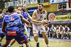 Basketball, ABL 2018/19, Grunddurchgang 9.Runde, Traiskirchen Lions, Kapfenberg Bulls, Jozo Rados (15)