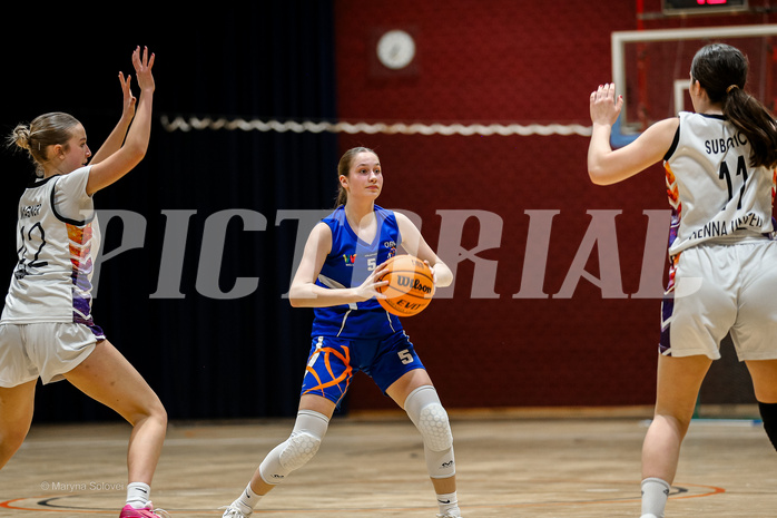 01.03.2025 Österreichischer Basketballverband 2024/25, SLWU19 Vienna United vs. DBB Basketgirls Wels