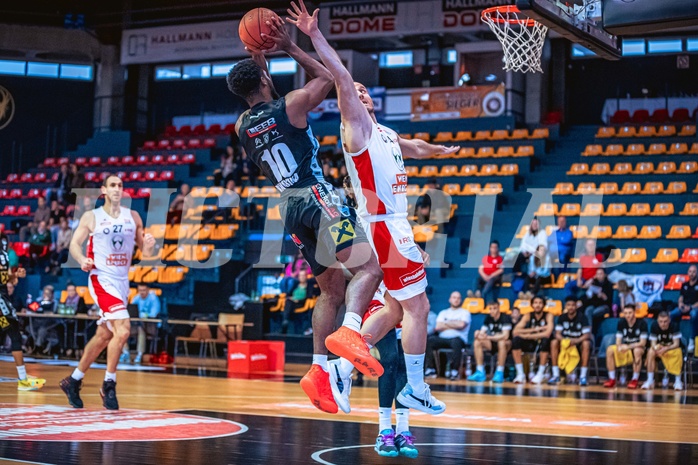 Basketball, Win2Day Superliga 2022/23, 1. Platzierungsrunde, BC Vienna, Flyers Wels, Austen Awosika (10)