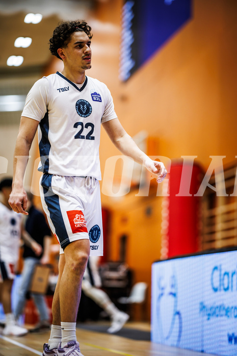 Basketball, Basketball Zweite Liga 2024/25, Grunddurchgang 17.Runde, Vienna Timberwolves, Future Team Steiermark, Daniele Kuchar (22)