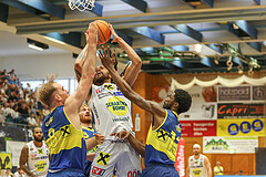 Basketball Superliga 2024/25, Playoffs, Viertelfinale Spiel 1 Gmunden Swans vs. UBSC Graz


