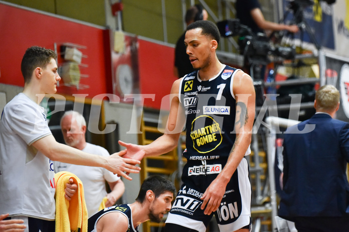 Win2Day Basketball Superliga 2022/23, Playoff,
Semifinale Spiel 4, Flyers Wels vs Swans Gmunden,