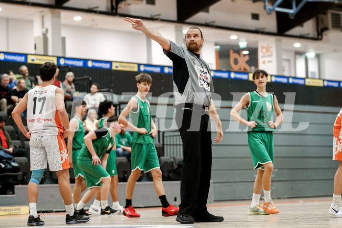 29.03.2025 Österreichischer Basketballverband 2024/25, SLMU16, Basket Dukes vs. KOS Celovec