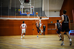 Basketball, Basketball Zweite Liga 2024/25, Grunddurchgang 3.Runde, Vienna Timberwolves, Vienna United, Valentin Siegmund (0)