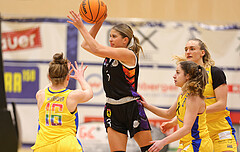 Basketball Damen Superliga 2023/24, Grunddurchgang 9.Runde SKN St. Pölten vs. Vienna United


