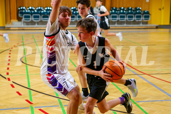 01.12.2024 Österreichischer Basketballverband 2024/25, SLMU16, Post SV Wien vs. Swarco Raiders