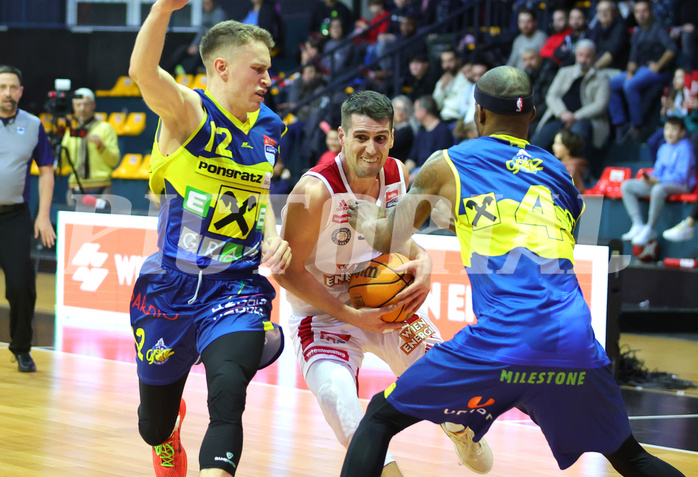 Basketball Superliga 2023/24, Gruunddurchgang 19.Runde BC Vienna vs. UBSC Graz