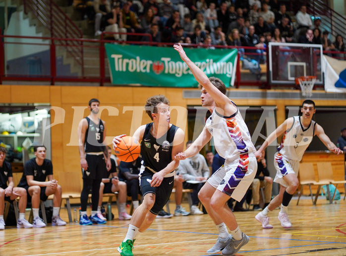 Basketball Zweite Liga 2024/25, Grunddurchgang 13.Runde Raiders Tirol vs Vienna United

