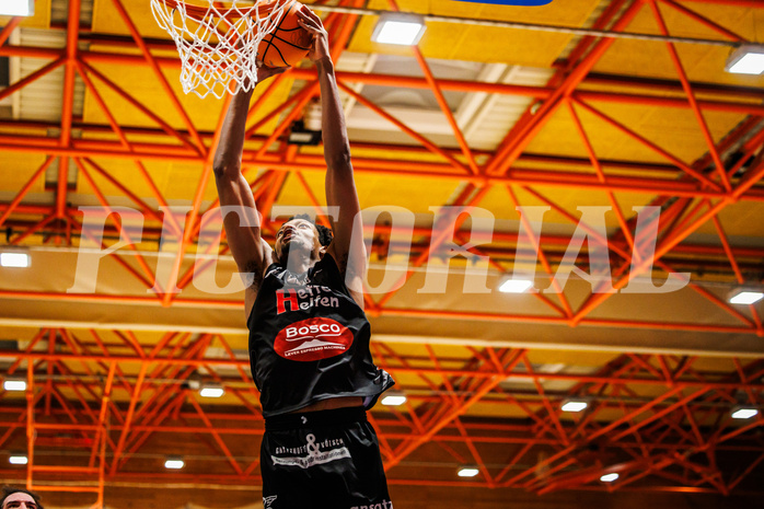 Basketball, win2day Basketball Superliga 2024/25, Grunddurchgang Runde 15, BBC Nord Dragonz, Kapfenberg Bulls, Maxime Carene (31)