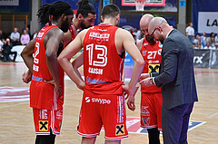 Basketball, Superliga 2024/25, Plazierungsrunde 5.Runde, Flyers Wels vs. Gmunden Swans,
