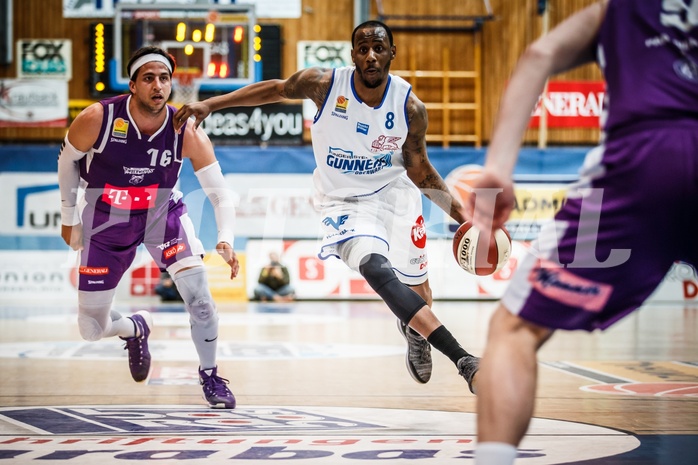Basketball, ABL 2018/19, Grunddurchgang 33.Runde, Oberwart Gunners, Timberwolves, Justin Coleman (8)