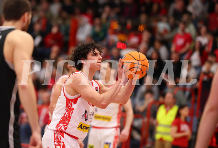 Basketball Superliaga 2024/25, Grunddurchgang 22.Runde Traiskirchen Lions vs. Flyers Wels
