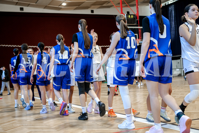 02.03.2025 Österreichischer Basketballverband 2024/25, SLWU16 Basket Flames UNION vs. DBB  Basketgirls Wels