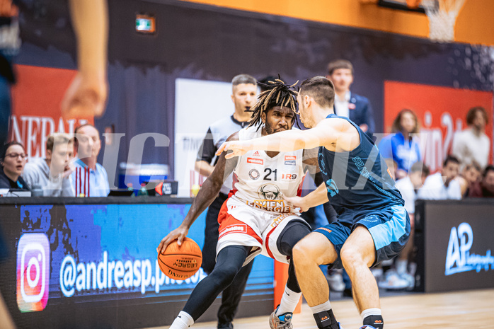 Basketball, Win2Day Superliga 2022/23, Grunddurchgang 6.Runde, Vienna D.C. Timberwolves, BC GGMT Vienna, Jahenns Manigat (21)