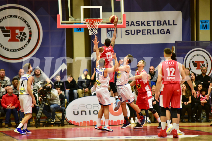 Basketball Superliga 2019/20, Grunddurchgang 18. Runde Flyers Wels vs. Gmunden Swans