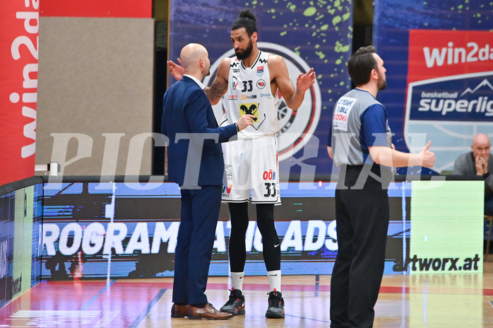 Basketball, Superliga 2024/25, 9. Plazierungsrunde, Flyers Wels vs. UBSC Graz,

