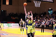 18.04.2025, Graz, Raiffeisen Sportpark Graz, Basketball Superliga 2024/25, Playoffs, Viertelfinale, Spiel 2, UBSC Graz - Gmunden Swans