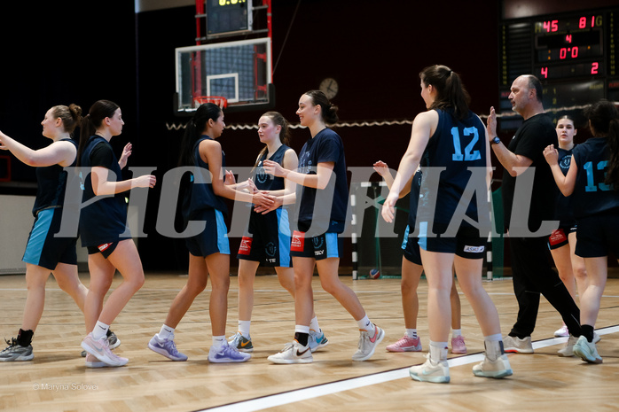 15.02.2025 Österreichischer Basketballverband 2024/25, SLWU19, Basket Flames UNION vs. Vienna Timberwolves